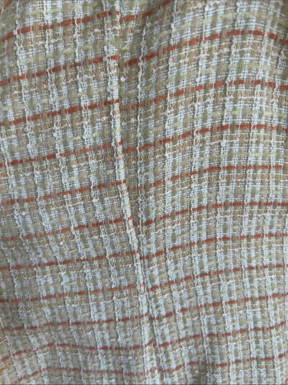 Womens Peach Ruffle Tweed Jacket & Coat - Picture 2 of 4